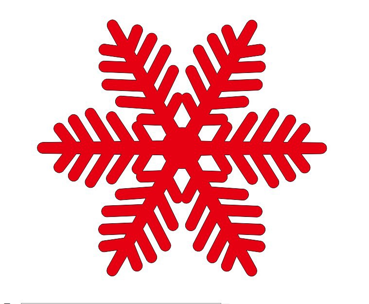 Rojo pequeño placemat 9,3*10,5 cm