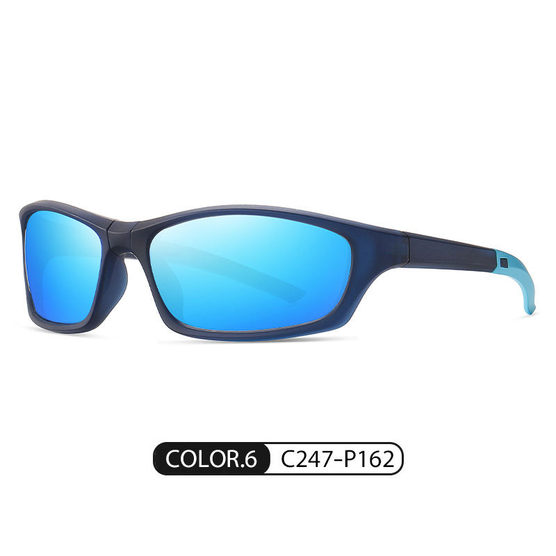 Transfronterizo nuevos deportes plegables gafas de sol S24101 ultraligero TR colorido a prueba de viento portátil ciclismo gafas de sol polarizadas