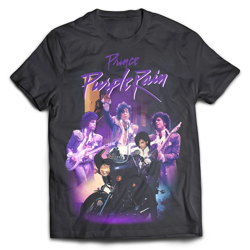 Michael Jackson Purple Rain Rock Music Short-Sleeved T-Shirt
