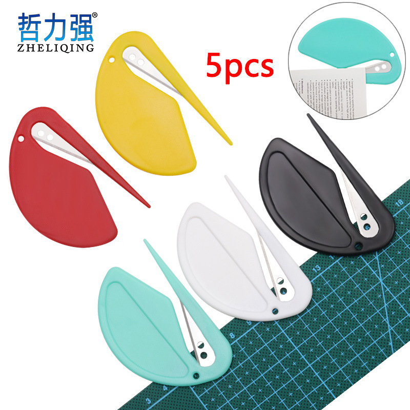 开信封拆信刀 塑料迷你开信刀 裁纸美工刀 割绳刀 切皮筋电线刀片