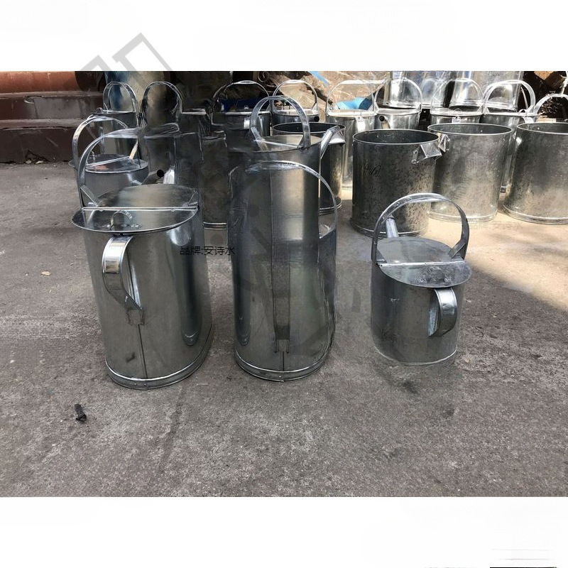纯手工制作  白铁皮加油桶长嘴油壶备用装油桶带盖垒德株