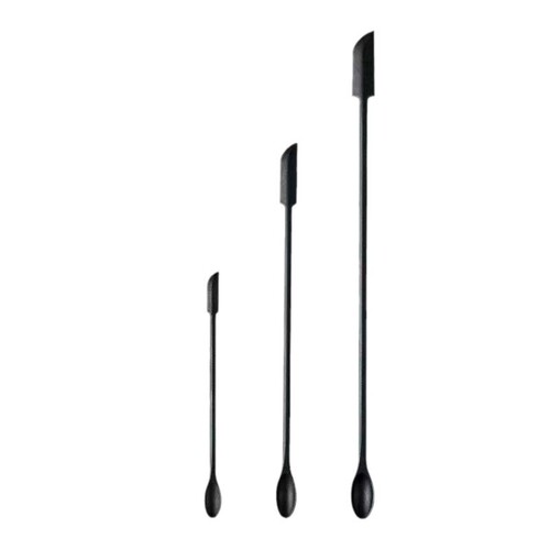 Mini silicone double-ended spatula cream mask scoop cosmetic digging spoon kitchen tool bottle jam scraper
