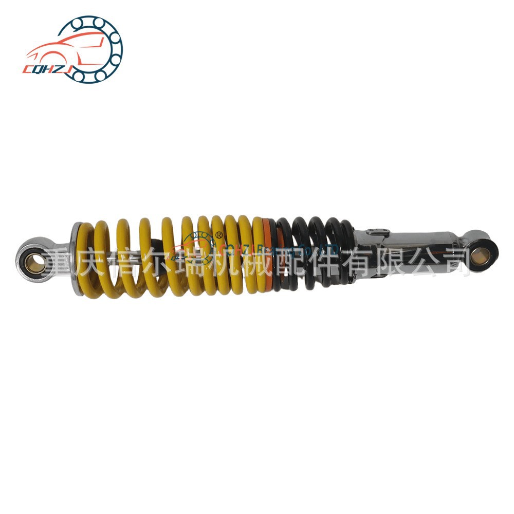 Bierui fábrica recta CG125 motocicleta negro amarillo cinturón hidráulico modificado amortiguador trasero image 4
