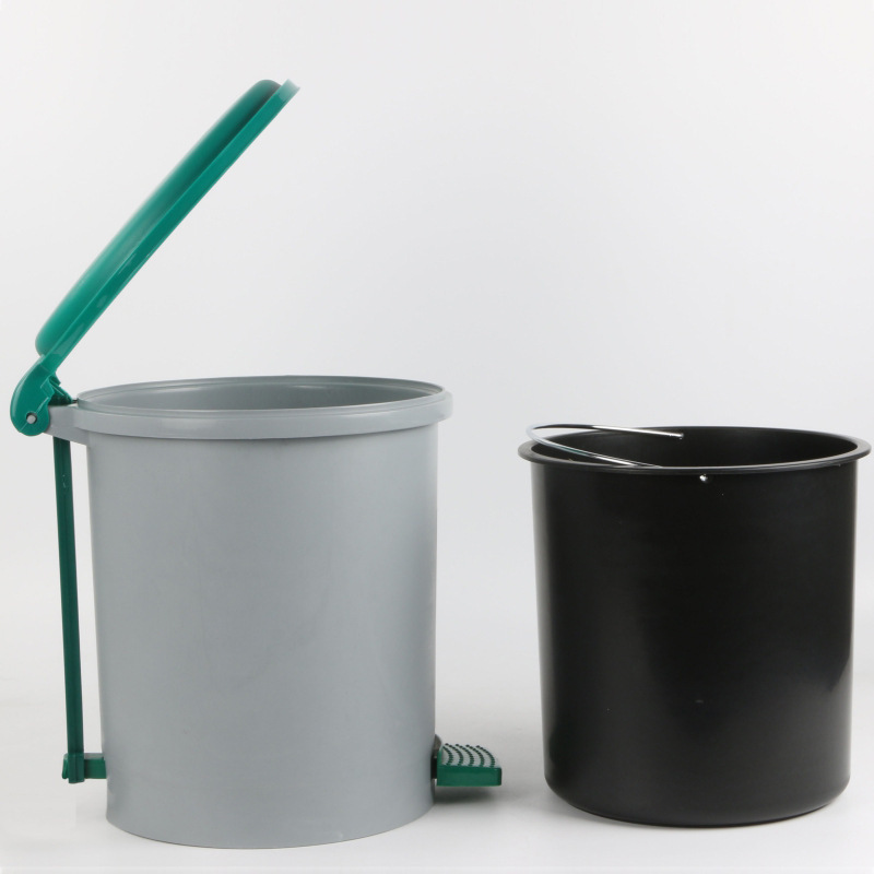 家庭用リビングルーム蓋付きプラスチック大型ゴミ箱足踏み式トイレ用オフィスゴミかご大容量卸売り|undefined