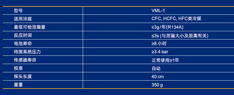 飞越VML-1可充锂电制冷剂检漏仪