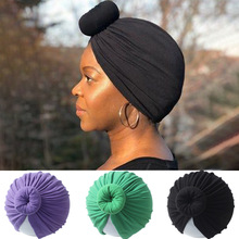 2022成人11色甜甜圈宝宝帽子欧美时尚女士头巾帽套头帽防晒设计