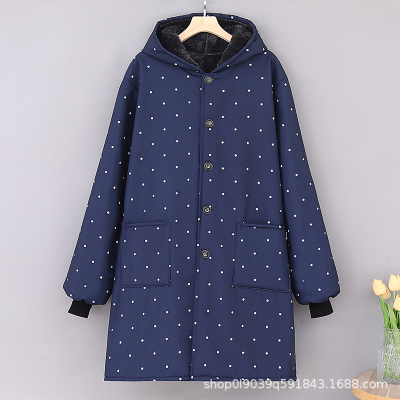 Nuevo tipo de abrigo a prueba de agua, a prueba de aceite, abrigo de lana gruesa, abrigo de invierno, abrigo de invierno a prueba de viento, abrigo largo para el hogar