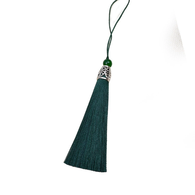 Metal bag with tassels, decorations, accessory, accessories, 8 cm
