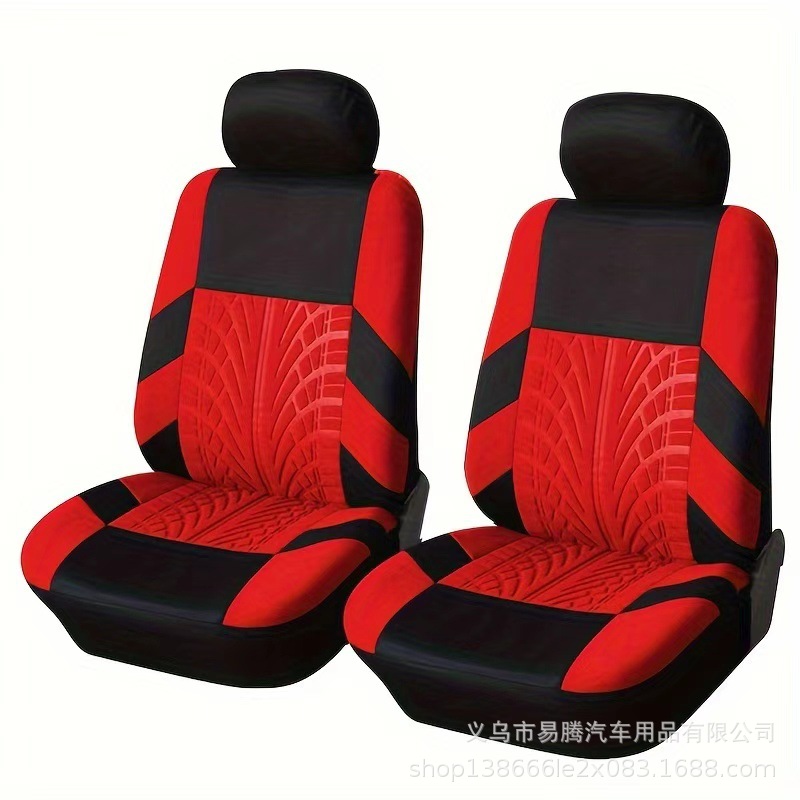 Cross-Border Hot-Selling Tire Pattern Embossed Thickened Car Seat Cover, Universal for All Seasons, Car Seat Cushion Cover