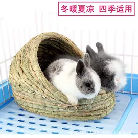 兔子窝、笼;鸟笼;竹木藤苇干草