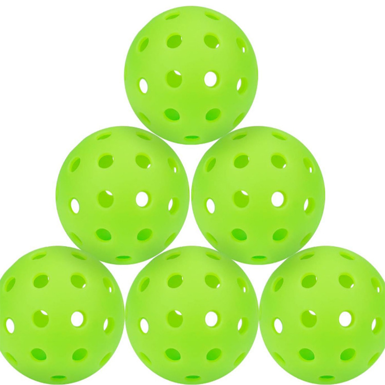 Guangdong factory direct sales peak ball 40 hole peak ball diameter 74mm indoor and outdoor Pickleball plastic training