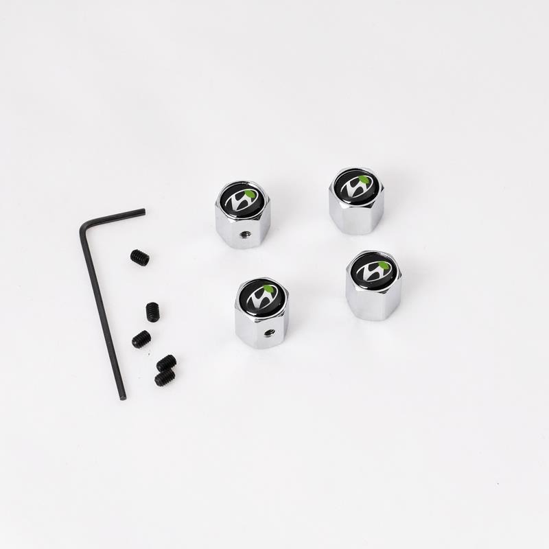 Tapa de Válvula para Neumáticos de Acero Inoxidable Antirrobo para Autos image 23