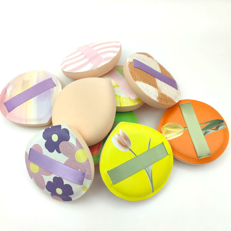 Cross-border Ertong Wood 100 Large Cotton Candy Powder Puff Super Soft No Powder Sponge Air Cushion Dry and Wet xl