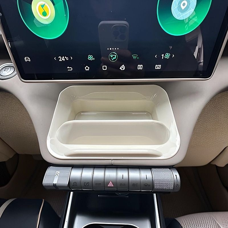 Suitable for BYD Dolphin, multifunctional storage box under the central control screen, car phone holder, in-car storage box