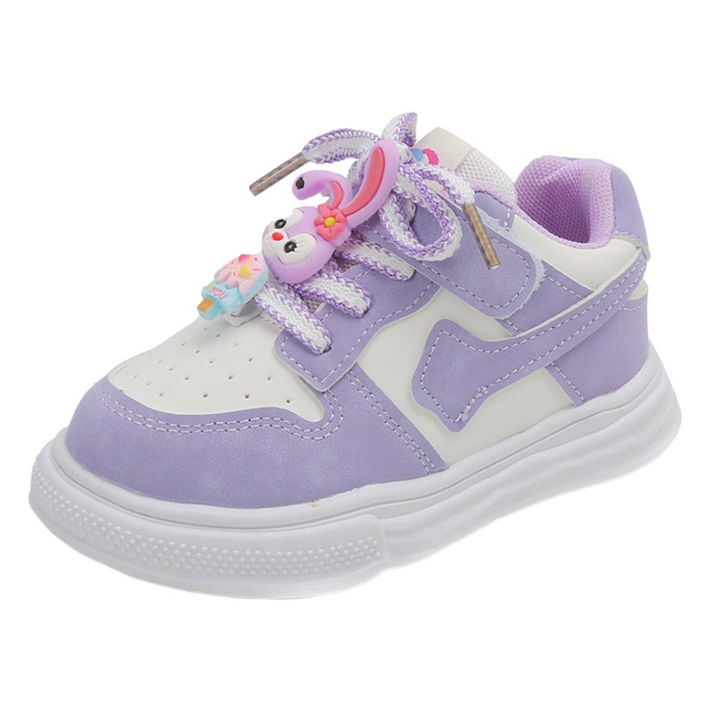 Zapatillas deportivas para niños, primavera y otoño 2024, nuevo estilo, zapatillas con dibujos animados para niñas, zapatos planos para niños, zapatos modernos para primaria