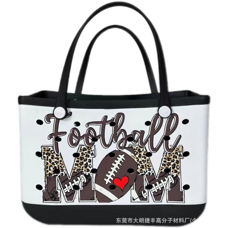欧米の大型EVAビーチバッグ多機能収納バッグ女性用ハンドバッグDIY穴バッグ大容量スポット|undefined