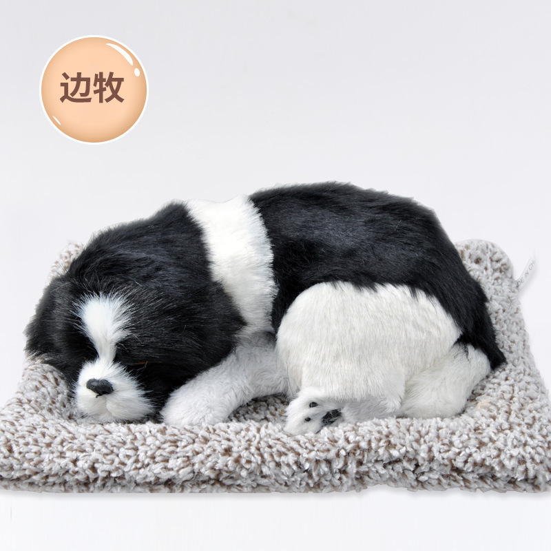 Decoraciones de automóviles adornos adorables accesorios de automóviles en línea nuevos animales de dibujos animados de perros simulados