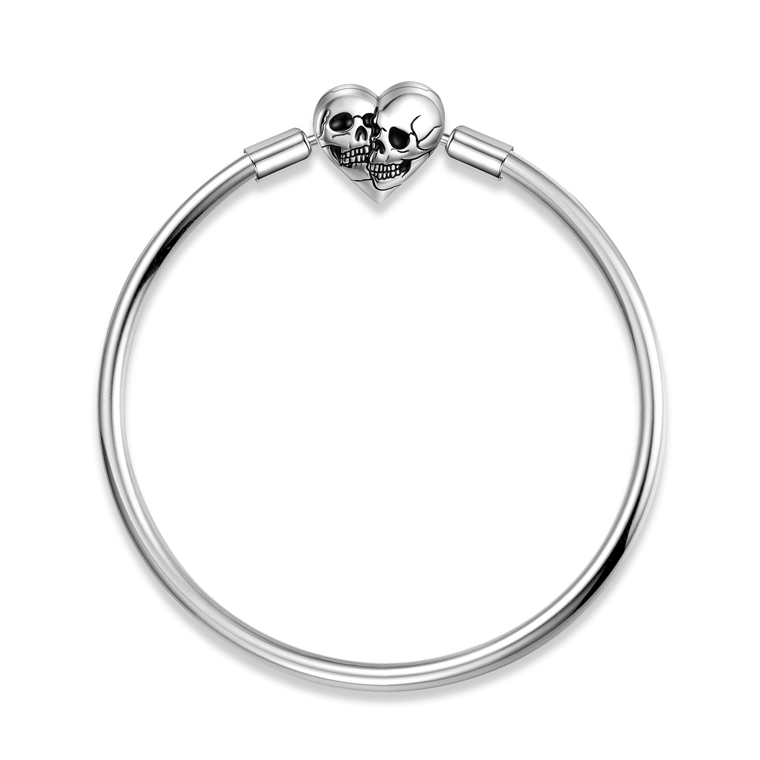 1 Piece Sterling Silver Skull Fashion display picture 6