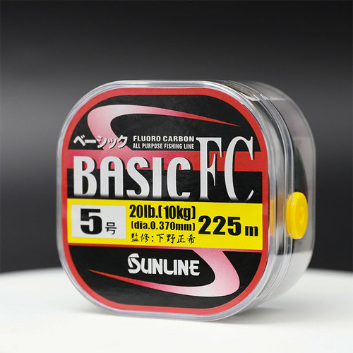 SUNLINE mulberry carbon line BASIC FC rock fishing line sub-front lead line 300 meters carbon line fishing line