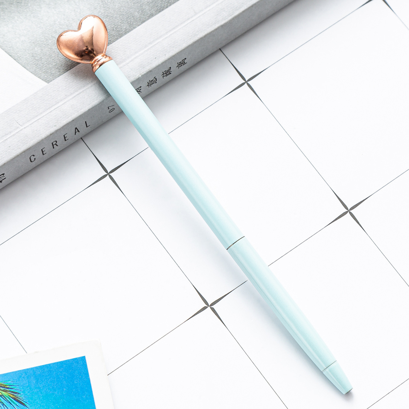 Amor en forma de bolígrafo al por mayor bolígrafo de metal creativo regalo publicitario impresión LOGO amor bolígrafo