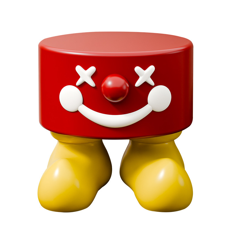 베이한메이 창의적 개성 광대 신발 갈아입는 의자 장식품 홈 매칭 커피 테이블 소파 의자 장식 원피스 도매