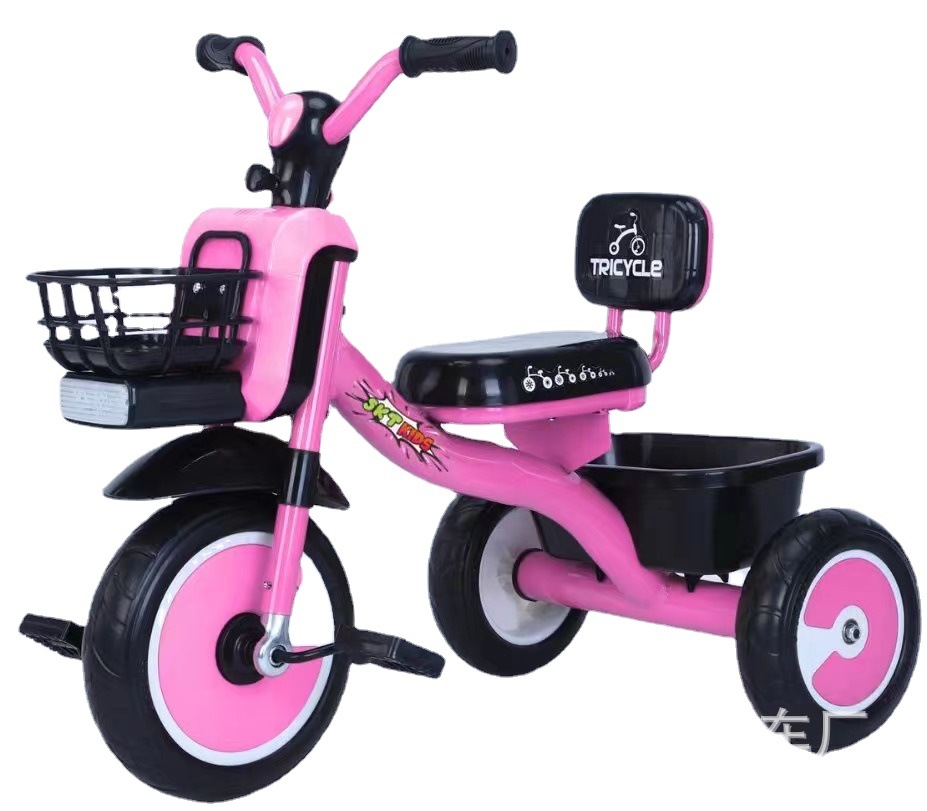 Los fabricantes suministran triciclo infantil de comercio exterior bebé pedal bicicleta música triciclo para niños