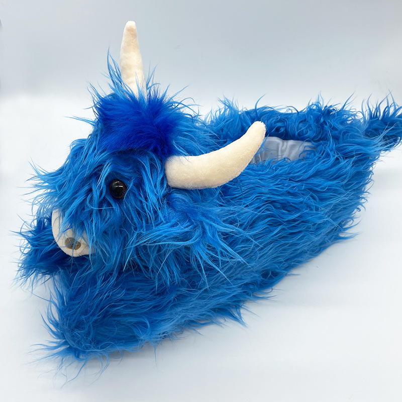 En stock CE Amazon Venta caliente Highland vaca zapatillas escocés yak Zapatillas Zapatos de algodón