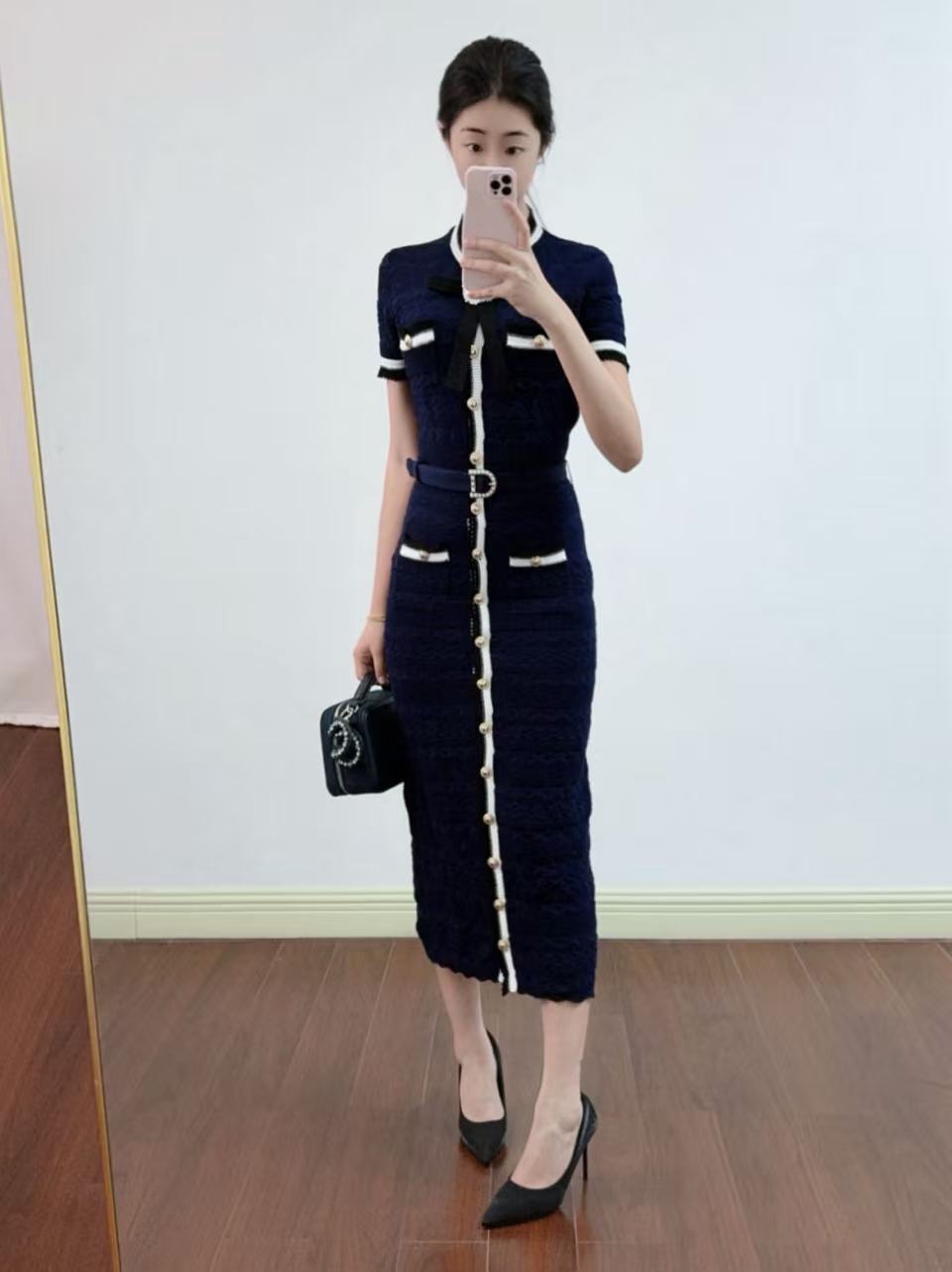Summer elegant fashionable knitted fitted brace