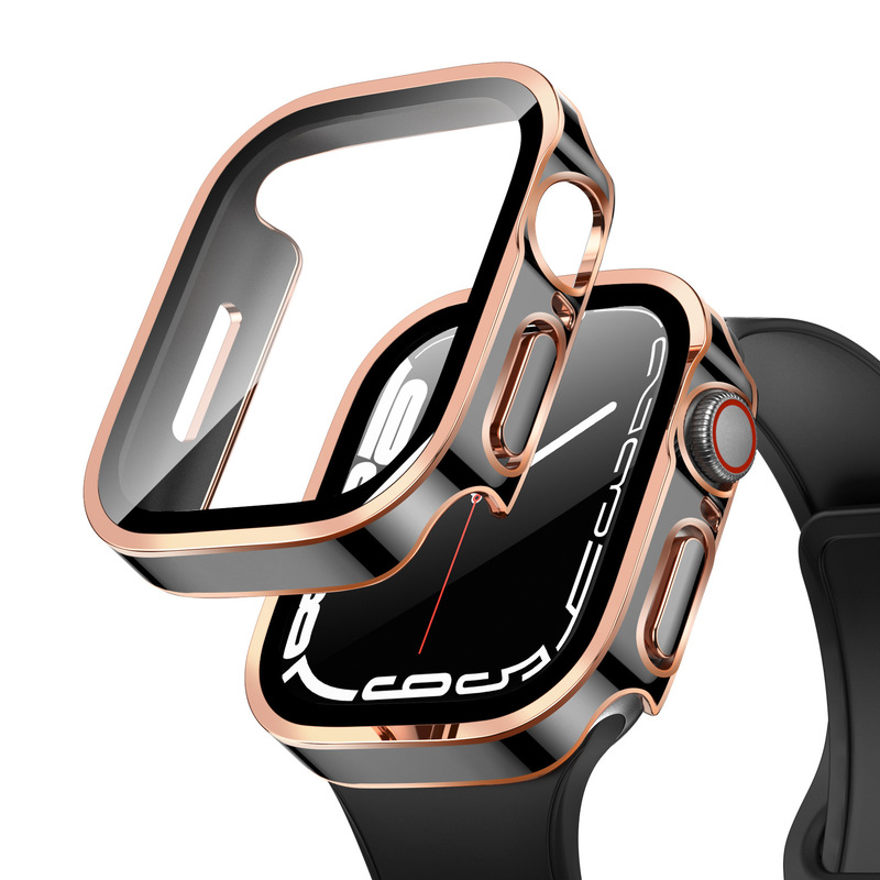 Suitable for Apple watch Apple watch 40mm 45mm case shell film integrated waterproof watch protective shell Suitable for Apple watch Apple watch 40mm 45mm case shell film integrated waterproof watch protective shell