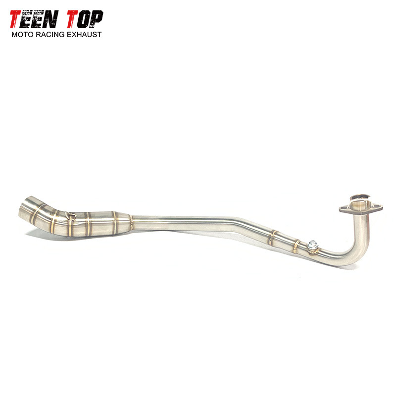 Suitable for Kawasaki Z125 Motorcycle Stainless Steel Modified Front Exhaust Pipe Z125 Exhaust