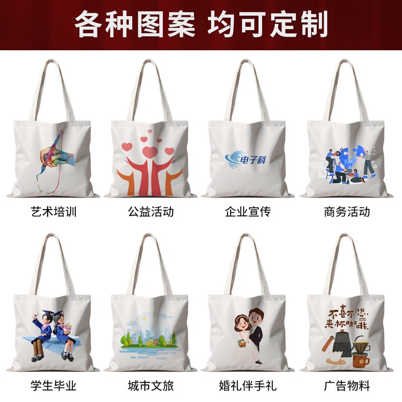 Customized Canvas Bags with Zodiac Signs for the Year of the Horse, Printed with Cartoon Twelve Zodiac Signs, Souvenir Canvas Bags for Tourist Attractions Customized Canvas Bags with Zodiac Signs for the Year of the Horse, Printed with Cartoon Twelve Zodiac Signs, Souvenir Canvas Bags for Tourist Attractions