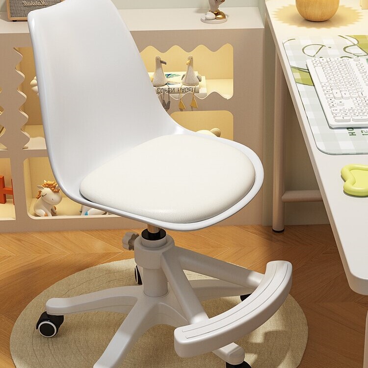 Computer Chair Student Dormitory Study Desk Chair Can Rotate and Lift Home Bedroom Makeup Chair Simple Transparent Stool