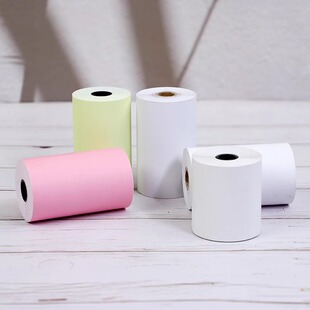 De Tong DP30S Wide Thermal Receipt Paper Weighbridge Single Thermal Cash Register Paper Blue Red Yellow Color Portable