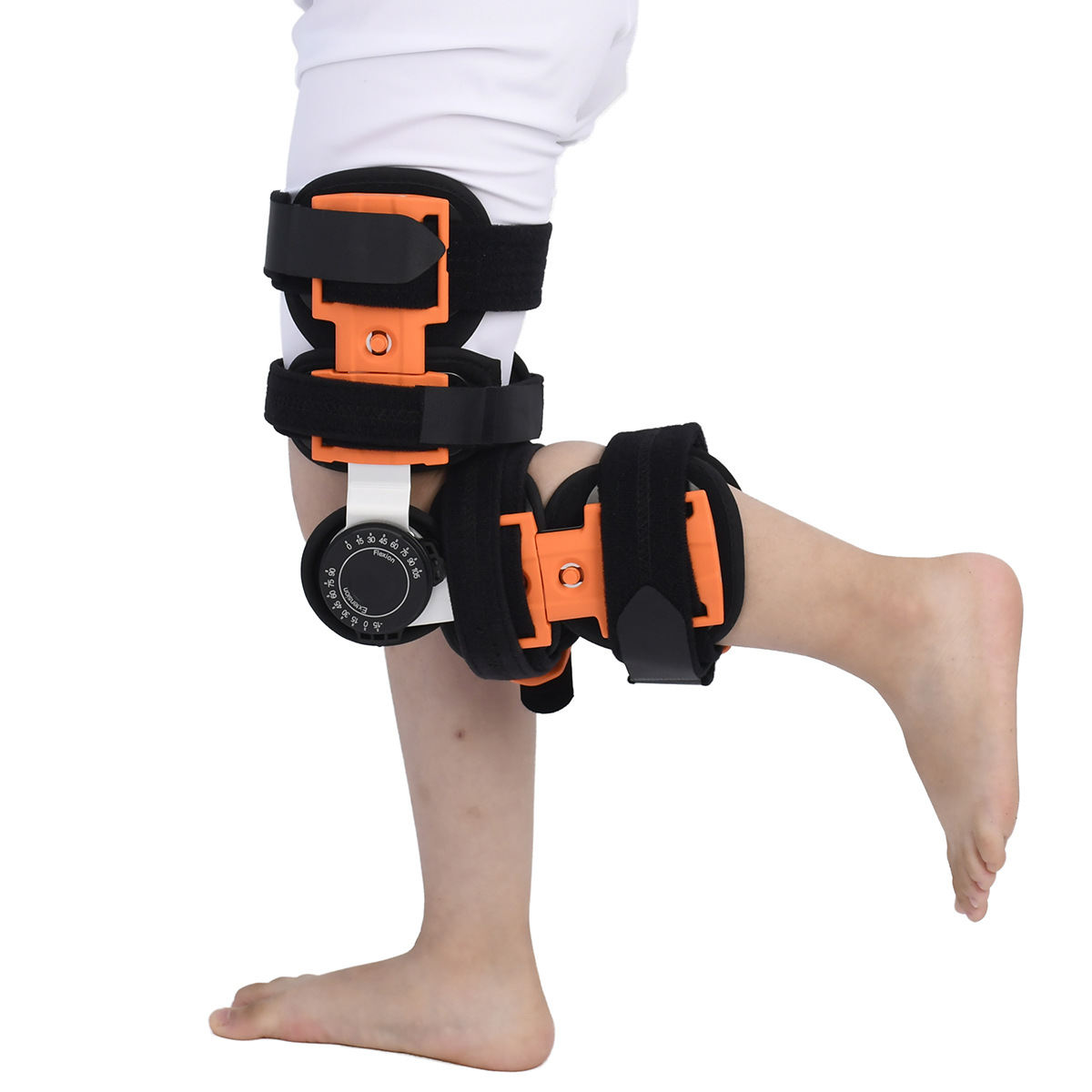 Soporte de Fijación de Rodilla Infantil de Aleación de Aluminio y Tejido Compuesto, Ajustable, para Rehabilitación image 5