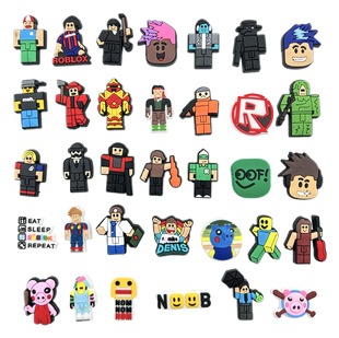 Cross-Border Shoe Accessories Roblox Series Clogs Shoe Buckles Shoe Flowers Shoe Accessories Decorative Buckles Shoe Stickers Shoe Accessories Shoe Flowers