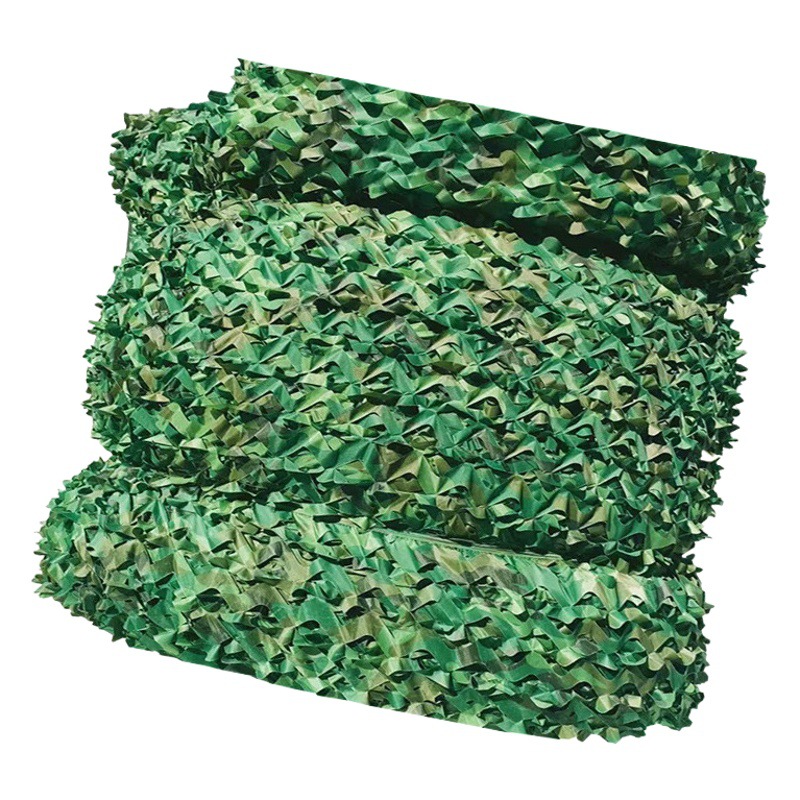 Anti-aerial camouflage net roof workshop mountain camouflage net thickened green sunscreen sunshade net shading mesh cloth