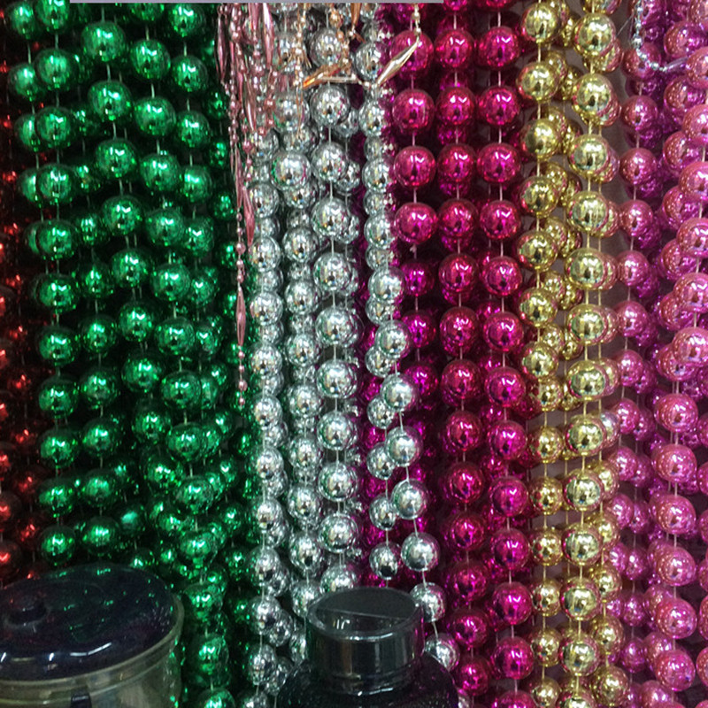 Foreign trade direct batch plastic bead chain electroplating acrylic curtain curtain accessories positioning wire curtain bead curtain