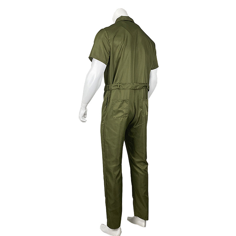 Men's Cargo Jumpsuit Casual Jumpsuit Belt Jumpsuit_voghion.com