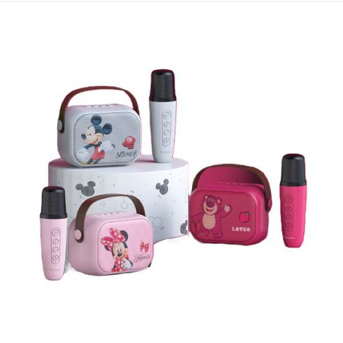 Disney Outdoor Portable Karaoke Wireless Microphone Speaker Set with Bluetooth