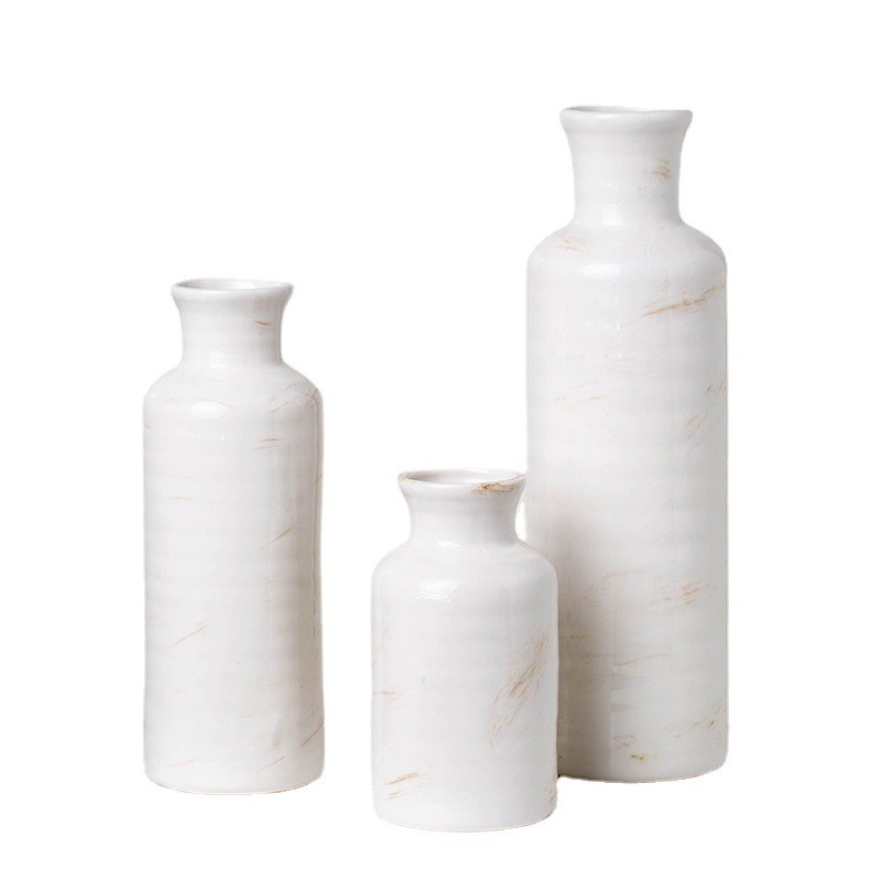 Mayorista comercio exterior puede personalizar flores secas ornamentos de flores para hacer viejos multi-tamaño blanco silencioso viento ornamentos de escritorio