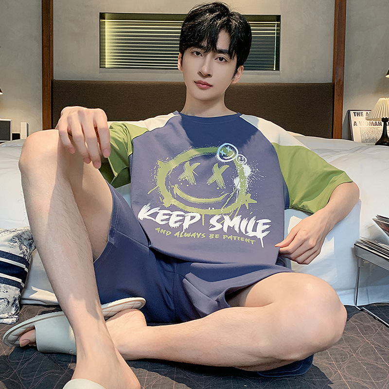 Cotton summer thin pijama for students