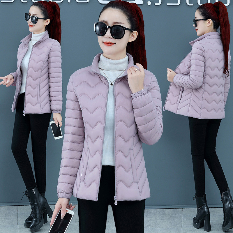 Popular Cotton Coat 2025 New Fashion Casual Lightweight Cotton Coat Stand Collar Short Style Fashionable Versatile Warm and Slimming Look Outerwear Popular Cotton Coat 2025 New Fashion Casual Lightweight Cotton Coat Stand Collar Short Style Fashionable Versatile Warm and Slimming Look Outerwear