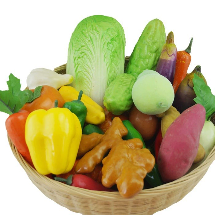 High -simulation Vegetables and Fruit set model Tudou cucumber tomatoes, corn, eggplant, carrot, pepper, cabbage cabbage