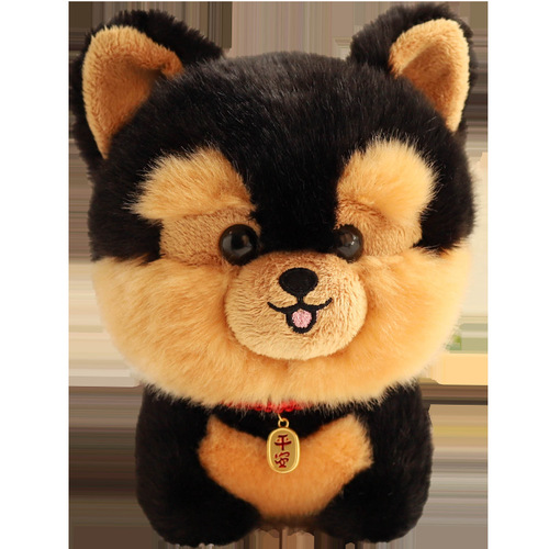 Puppy doll plush toy wholesale husky doll corgi rag doll cross-border simulation animal plush doll