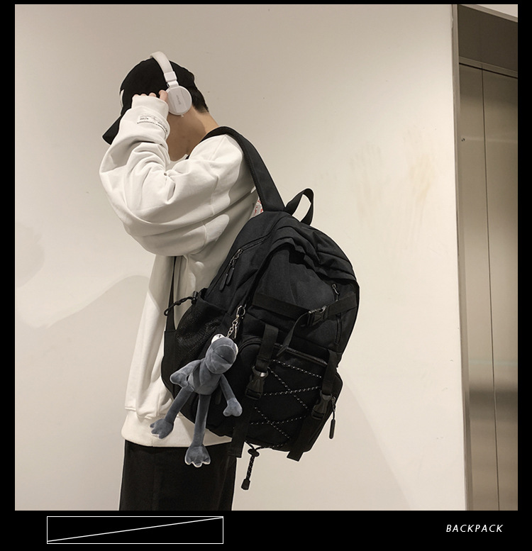 Korean largecapacity backpack junior high school student backpackpicture3