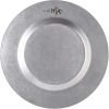 Retro 304 Stainless Steel Plate Western Tableware Korean -style Internet Red Dessert Plate European Breakfast Cake Site