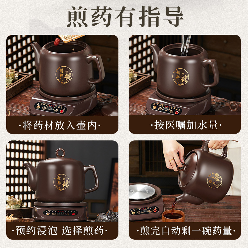 康雅顺1000W紫砂中药壶熬药锅全自动家用中医煎药壶养生壶批发|undefined
