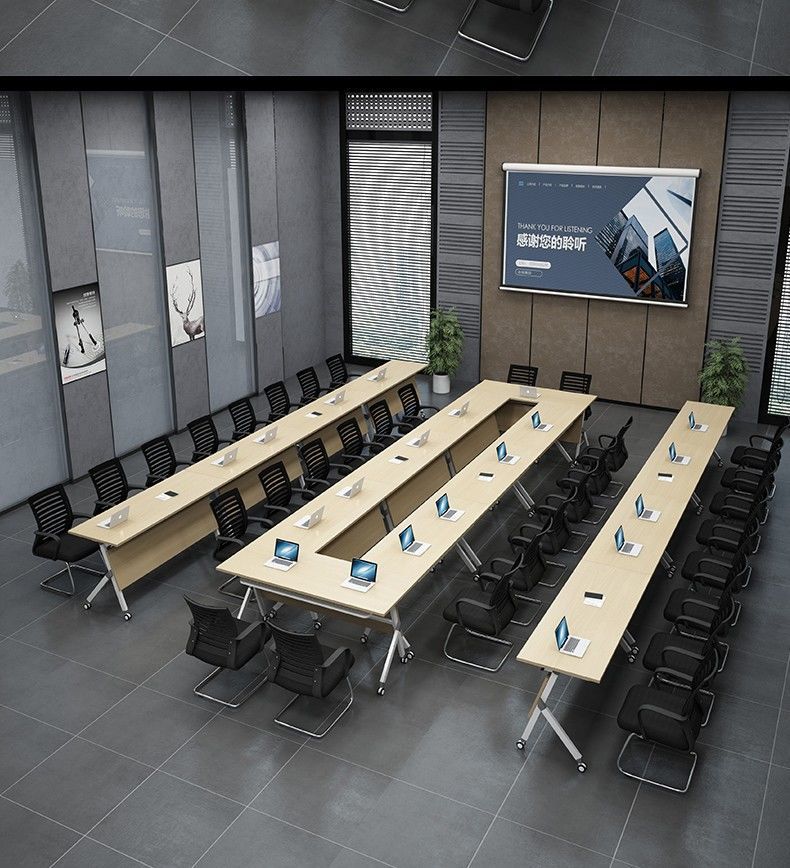 培训桌椅组合可折叠可拼接会议桌培训机构学习桌学校可折叠组合-阿里巴巴