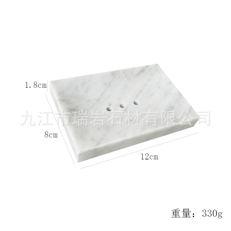 Caja de jabón de mármol natural decoración jabon base de baño de baño de alta calidad base de jabón