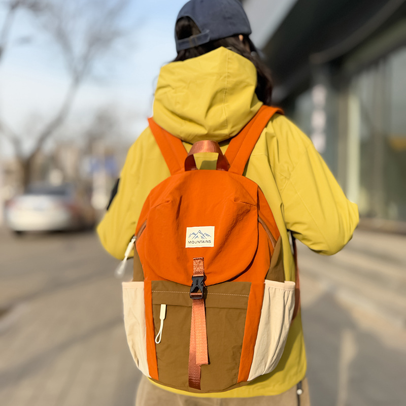 Mochila coreana para niños y niñas, mochila de color extranjero, mochila escolar para estudiantes de escuela primaria, 2026 mochila de montaña para niños de gran capacidad